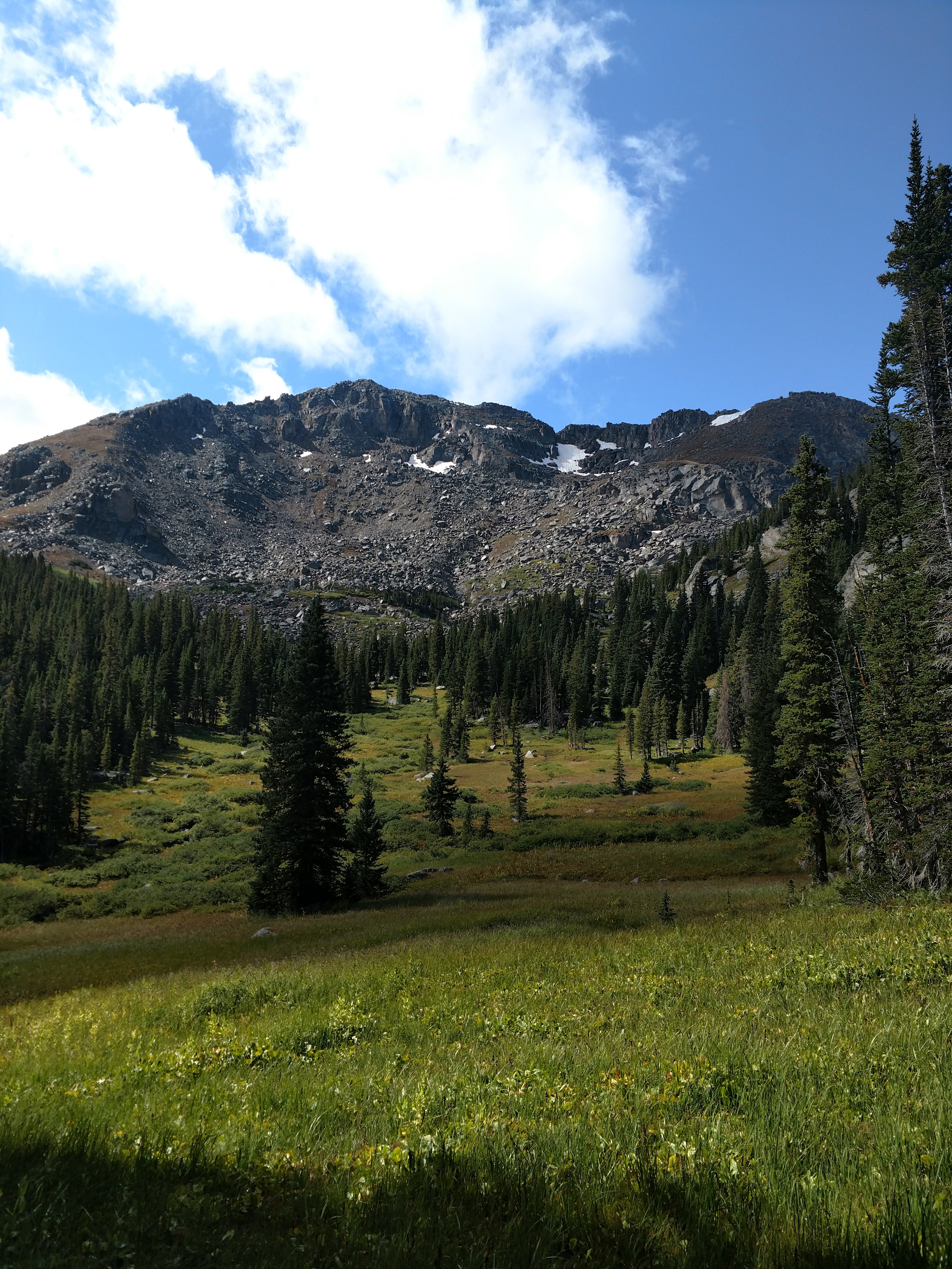 A gorgeous meadow for a base camp, don't you think?