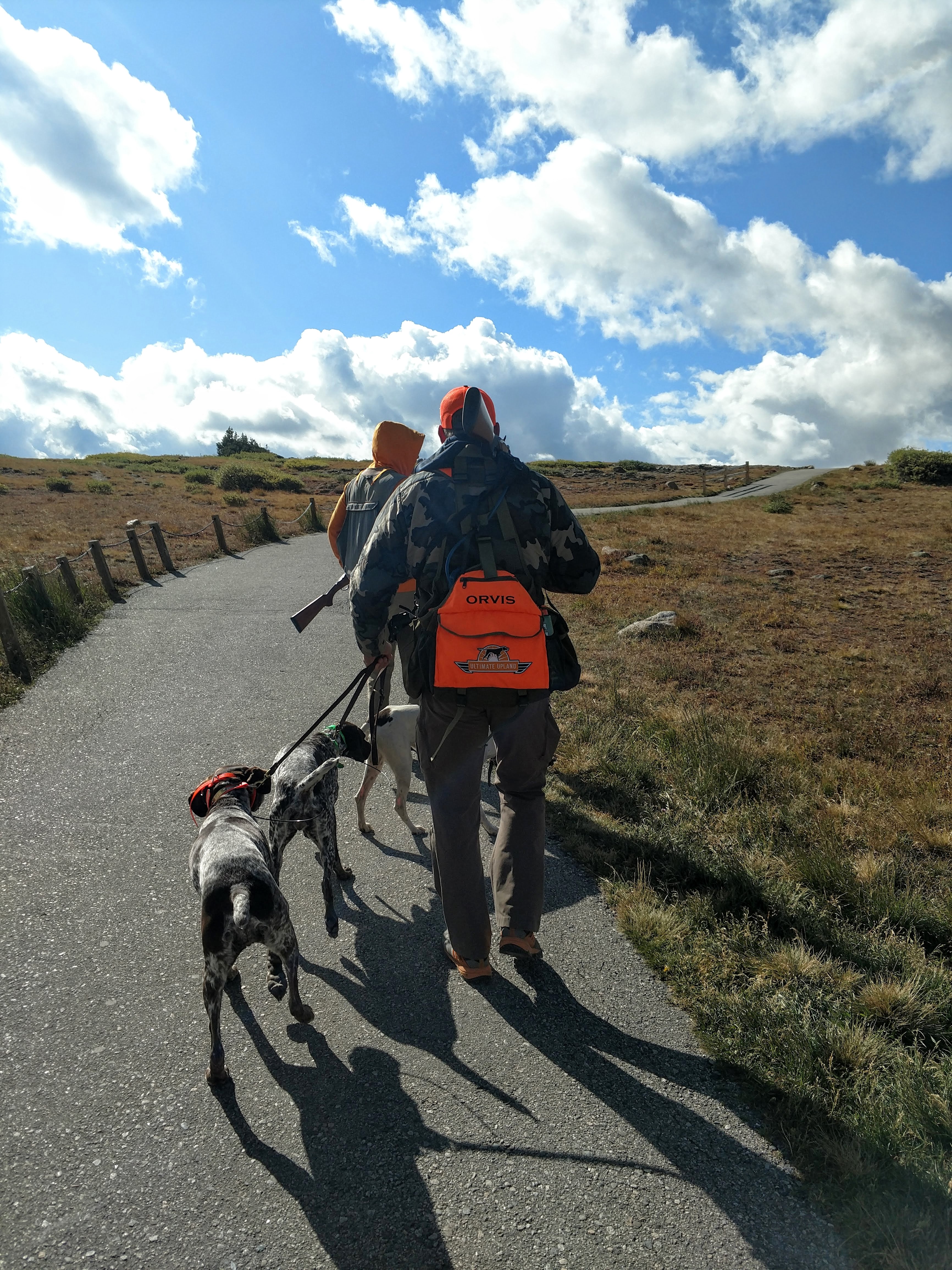 Gearing up for another ptarmigan hunt in another high traffic area.