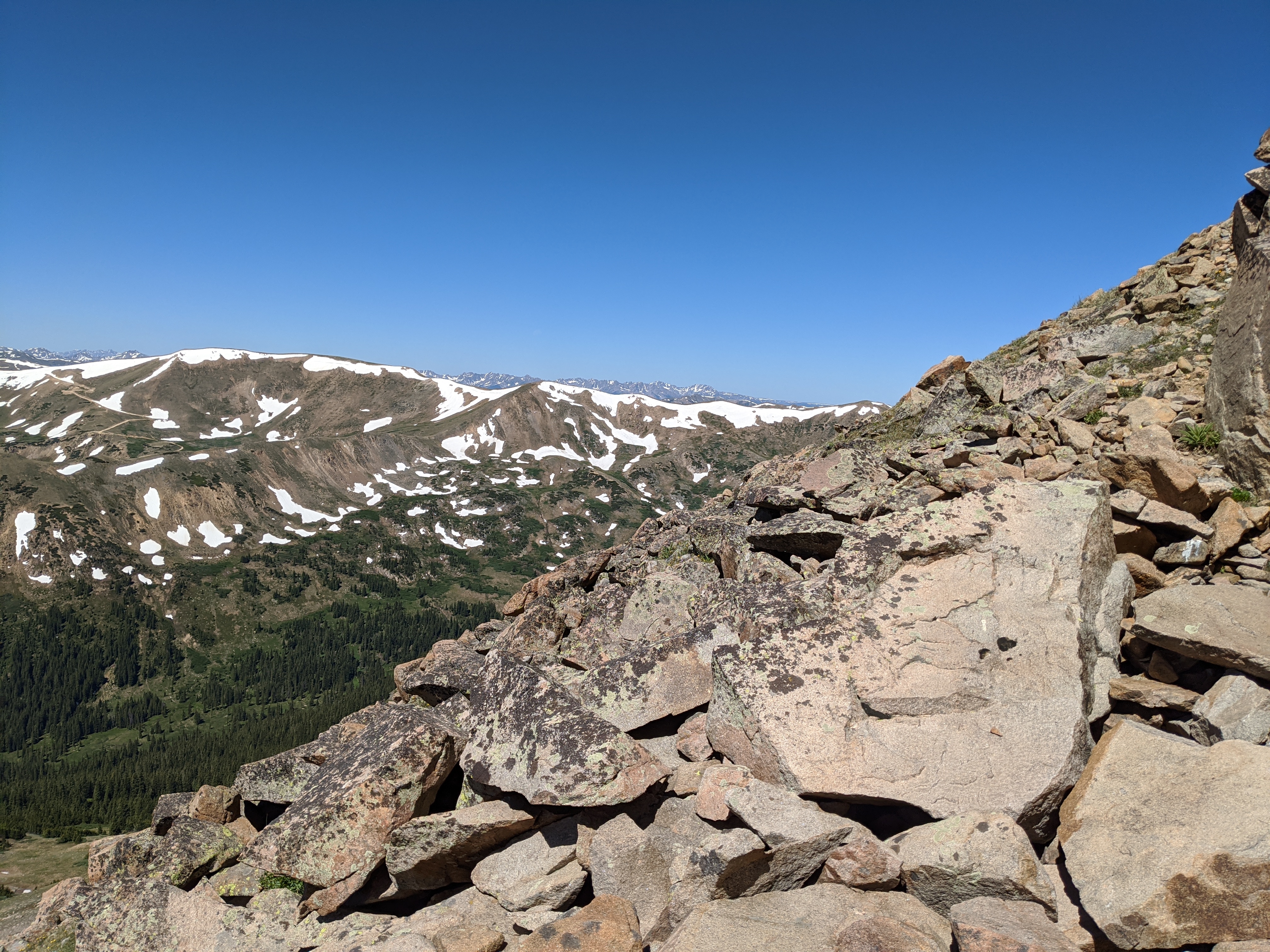300 yards from the summit of Vasquez Peak.