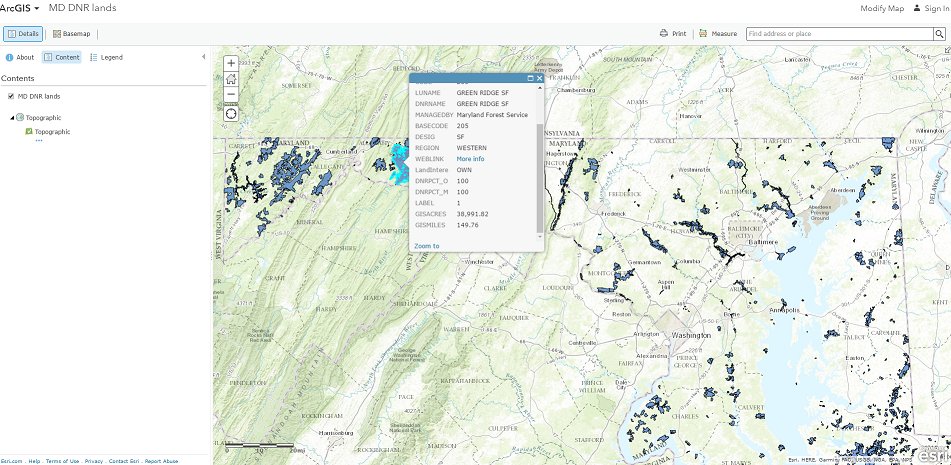 Maryland Public Hunting Land Map - Maping Resources