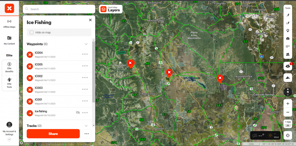 OnX Mapping Digital import after a little digital forensics.