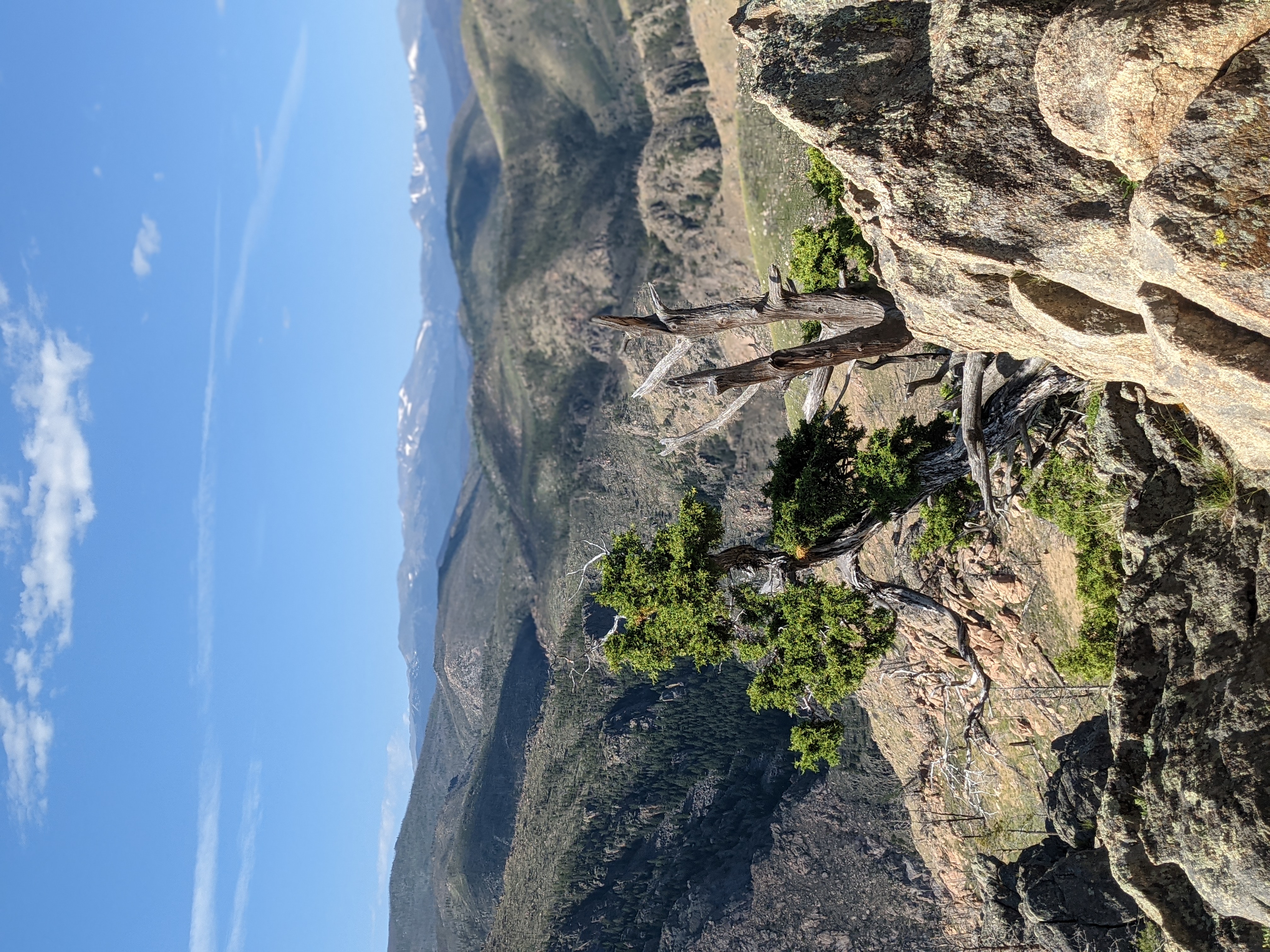 View from the Summit of Mt. McConnell in the Cache La Poudre Wilderness Area.
