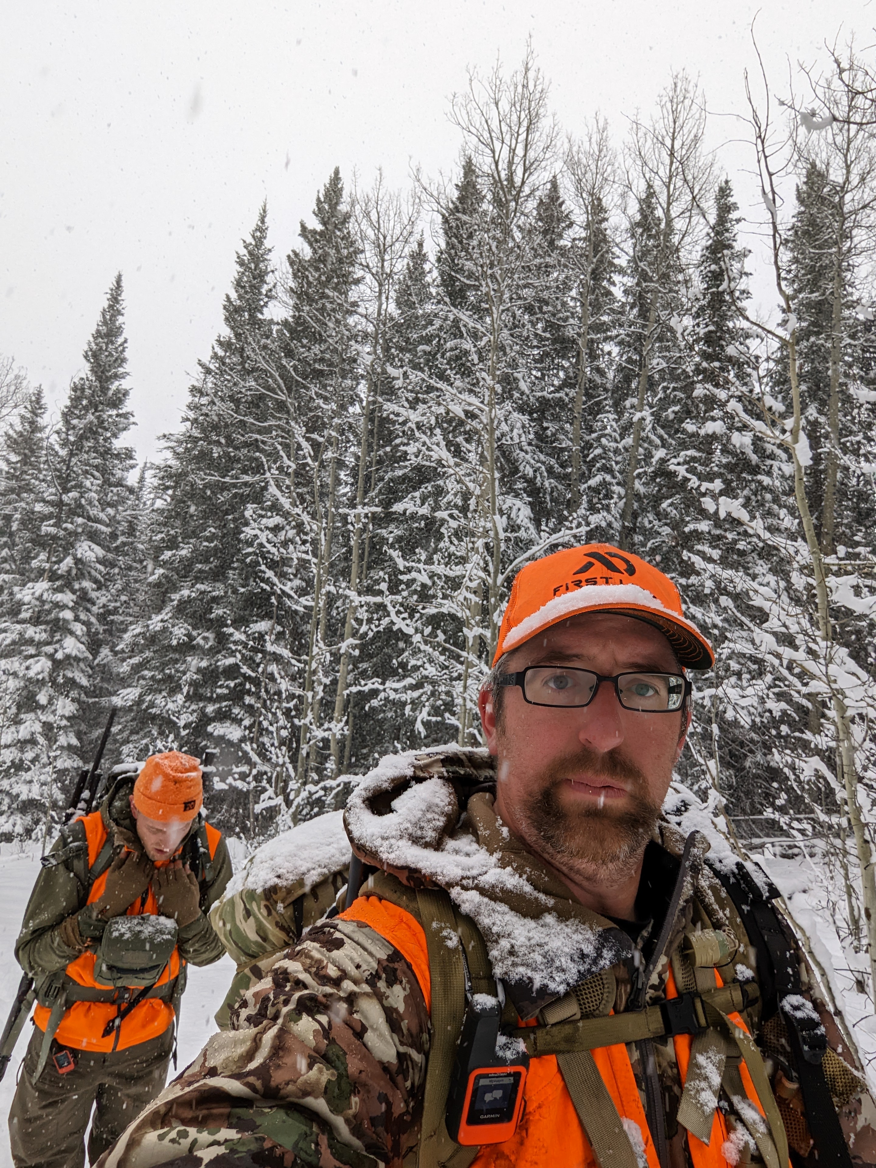 Second rifle seems to always end the same way, with snow coming in heavy. It's no different in this trip report.