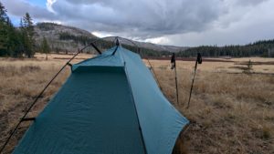 Our backcountry camp for OTC elk second rifle.